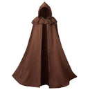 Men Women Renaissance Hooded Cape Medieval Viking Cosplay Costume Cloak