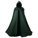 Men Women Renaissance Hooded Cape Medieval Viking Cosplay Costume Cloak