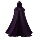 Men Women Renaissance Hooded Cape Medieval Viking Cosplay Costume Cloak