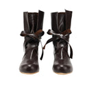 Men Renaissance Cosplay Boots Lace Up Vintage Viking Pirate Tied Shoes - AwwwCos