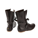 Men Renaissance Cosplay Boots Lace Up Vintage Viking Pirate Tied Shoes - AwwwCos