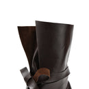 Men Renaissance Cosplay Boots Lace Up Vintage Viking Pirate Tied Shoes - AwwwCos