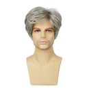 10 Kinds Men Short Wavy Synthetic Natural Side Part hair Realistic Daily Cosplay Wig