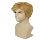 10 Kinds Men Short Wavy Synthetic Natural Side Part hair Realistic Daily Cosplay Wig