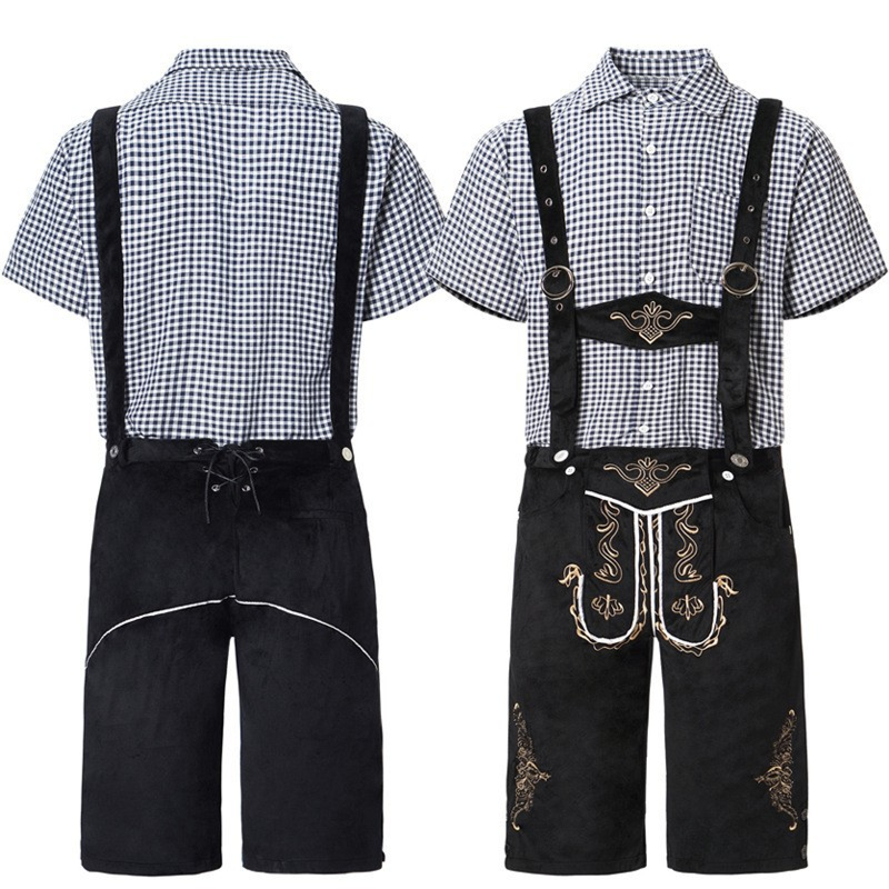 Men's German Oktoberfest Balls Suit Stage Role Playing Clothing