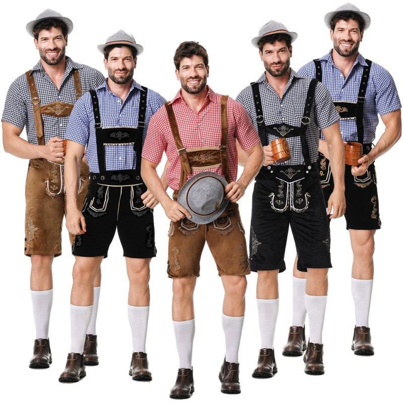 Men's German Oktoberfest Balls Suit Stage Role Playing Clothing