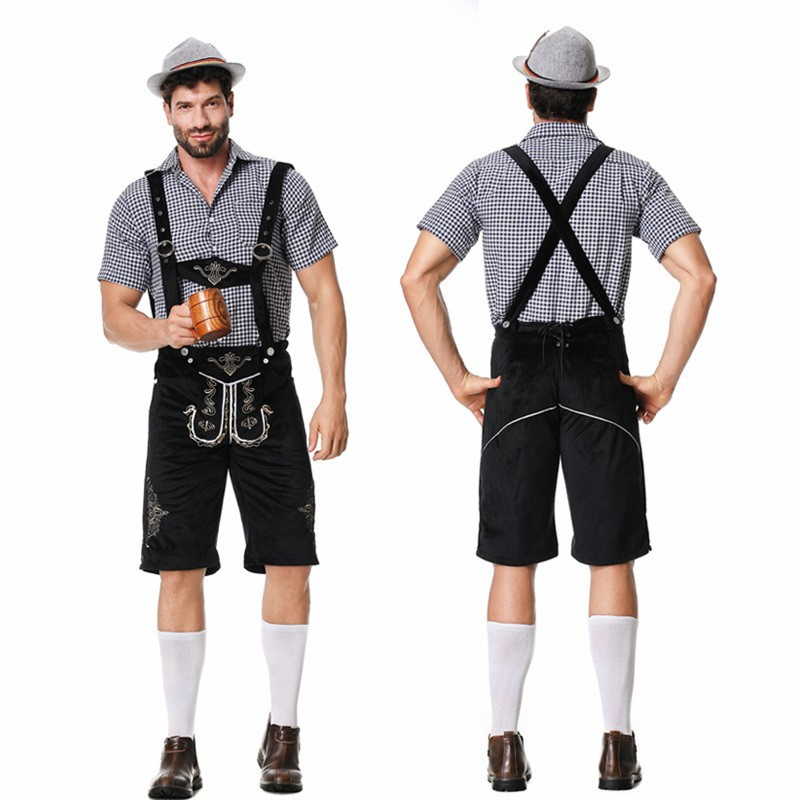 Men's German Oktoberfest Balls Suit Stage Role Playing Clothing