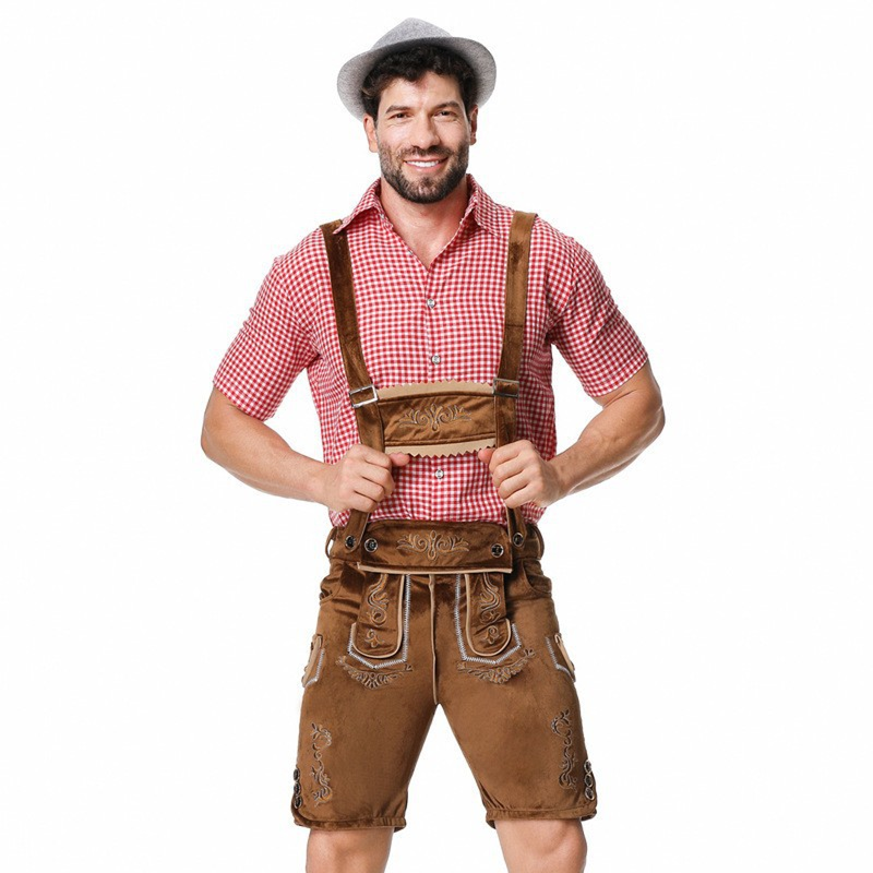 Men's German Oktoberfest Balls Suit Stage Role Playing Clothing
