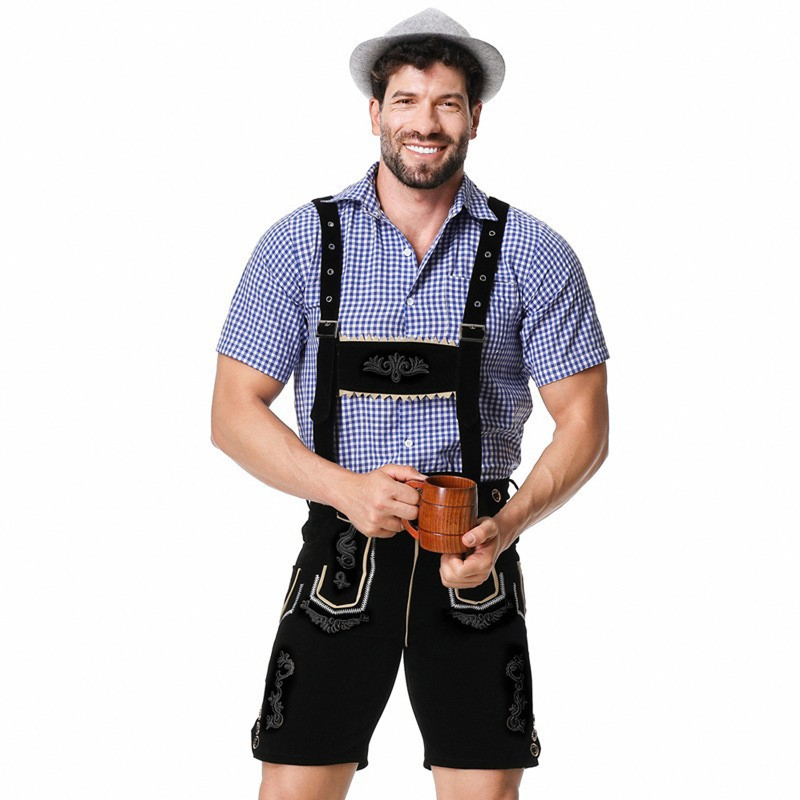 Men's German Oktoberfest Balls Suit Stage Role Playing Clothing