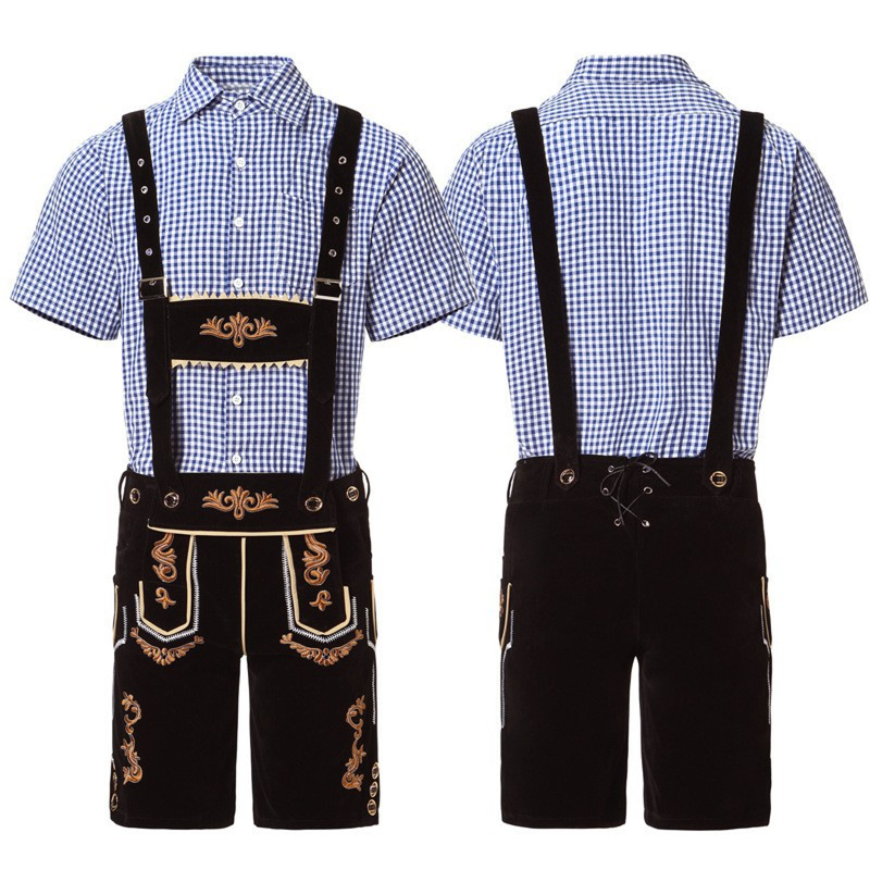 Men's German Oktoberfest Balls Suit Stage Role Playing Clothing