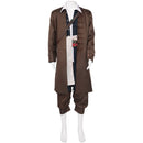 Men Jack Sparrow Cosplay Costume Jackie Captain Khaki Pirate Uniform - AwwwCos