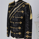 Michael Sequins Banquet Guest Band Rock Singer Plus Size Costume - AwwwCos