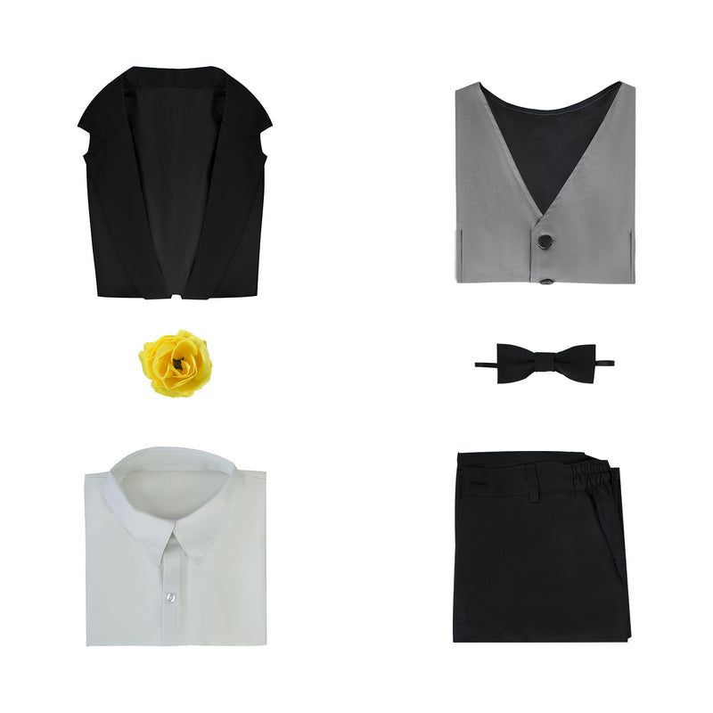 Movie Anime Male Nick Wilde Cosplay Costume Black Uniform Jacket Pants - AwwwCos