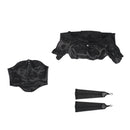 Movie BeetleJuice Delores Cosplay Costume Puff Sleeve Black Dress - AwwwCos