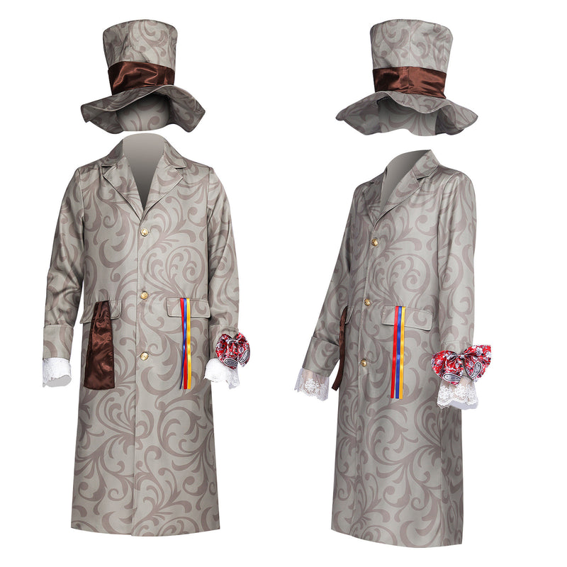 The Chocolate Factory Charlie Willy Wonka Cosplay Costume