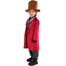 The Chocolate Factory Willy Wonka Kids Red Uniform Hat