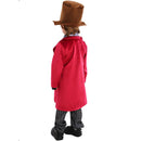 The Chocolate Factory Willy Wonka Kids Red Uniform Hat