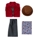 The Chocolate Factory Willy Wonka Kids Red Uniform Hat