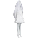 Movie Corpse Bride Emily Cosplay Costume White Wedding Dress - AwwwCos