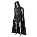 Male Movie Doom Cosplay Costume Jumpsuit Hooded Cape - AwwwCos