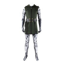 Male Movie Doom Cosplay Costume Jumpsuit Hooded Cape - AwwwCos