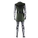 Male Movie Doom Cosplay Costume Jumpsuit Hooded Cape - AwwwCos