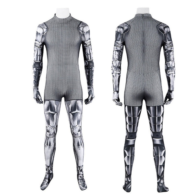 Male Movie Doom Cosplay Costume Jumpsuit Hooded Cape - AwwwCos
