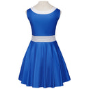 Movie Fantastic Invisible Girl Cosplay Costume Woman Blue Dress - AwwwCos