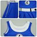 Movie Fantastic Invisible Girl Cosplay Costume Woman Blue Dress - AwwwCos