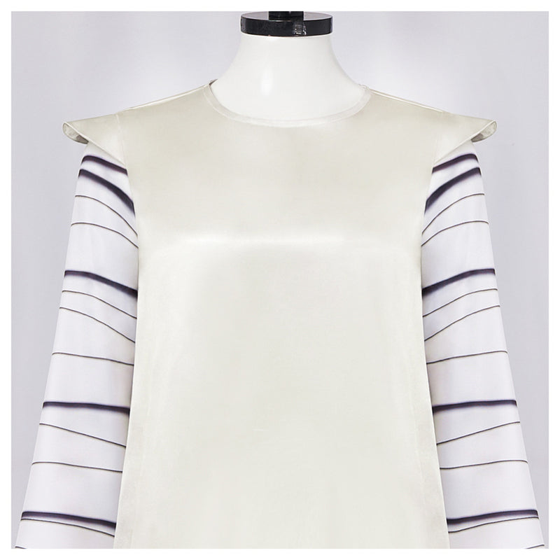 Movie Frankenstein Elizabeth Cosplay Costume Long Sleeve Dress