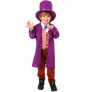 Movie Kids The Chocolate Factory Charlie Wonka Cosplay Costume Hat - AwwwCos