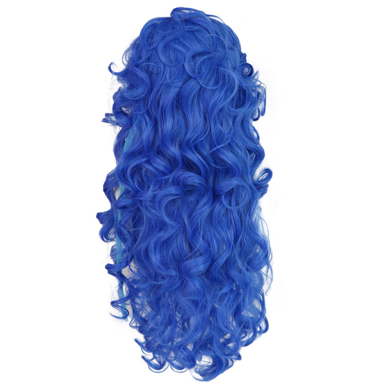 Movie Ne Zha Black Hair Aorun Cosplay Wig with Loong Horn