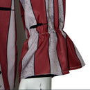 Movie Nightmare Joker Cosplay Costume Red Stripes Suits - AwwwCos