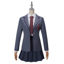 Plus Size Movie Roald Dahl’s Matilda the Musical School Uniform Gray Cosplay Costume - AwwwCos