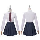 Plus Size Movie Roald Dahl’s Matilda the Musical School Uniform Gray Cosplay Costume - AwwwCos