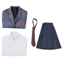 Plus Size Movie Roald Dahl’s Matilda the Musical School Uniform Gray Cosplay Costume - AwwwCos