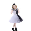 Movie Terrifier Clown Child Tulle Mesh Dress Cosplay Costume