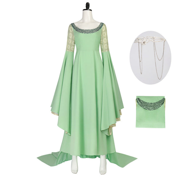 Movie The Rings Arwen Cosplay Costume Performance Dress
