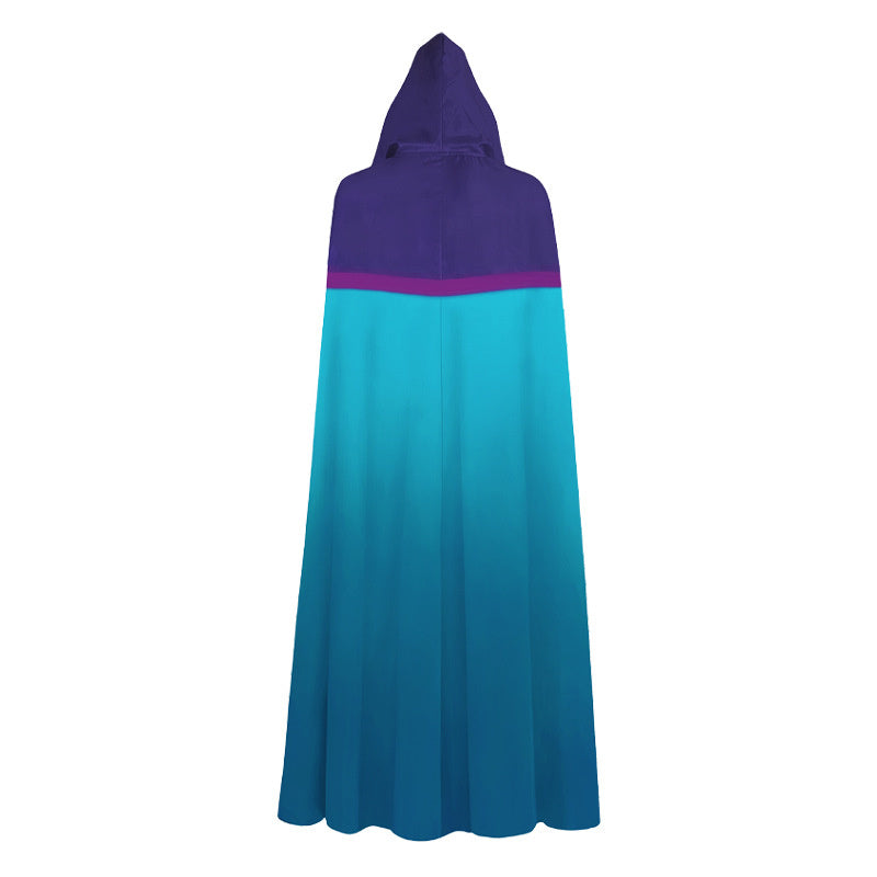 Movie Thor: Love and Thunder Thor Cosplay Costume Hoodie Blue Cloak