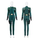 Movie Thunderbolts Yelena Belova Cosplay Costume Green Jumpsuit - AwwwCos
