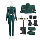 Movie Thunderbolts Yelena Belova Cosplay Costume Green Jumpsuit - AwwwCos