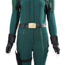 Movie Thunderbolts Yelena Belova Cosplay Costume Green Jumpsuit - AwwwCos
