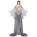 Movie Tim Burton's Corpse Bride Emelie Cosplay Costume Sexy Slit Dress - AwwwCos