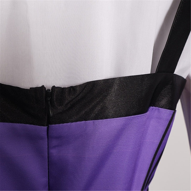 Movie Wednesday Enid Sinclair Cosplay Costume Black Striped Purple Outfits - AwwwCos