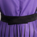 Movie Wednesday Enid Sinclair Cosplay Costume Black Striped Purple Outfits - AwwwCos