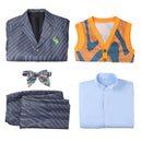 Movie Wicked Boq Cosplay Costume Men Uniform Sweater Bow-tie