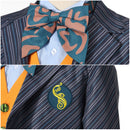 Movie Wicked Boq Cosplay Costume Men Uniform Sweater Bow-tie