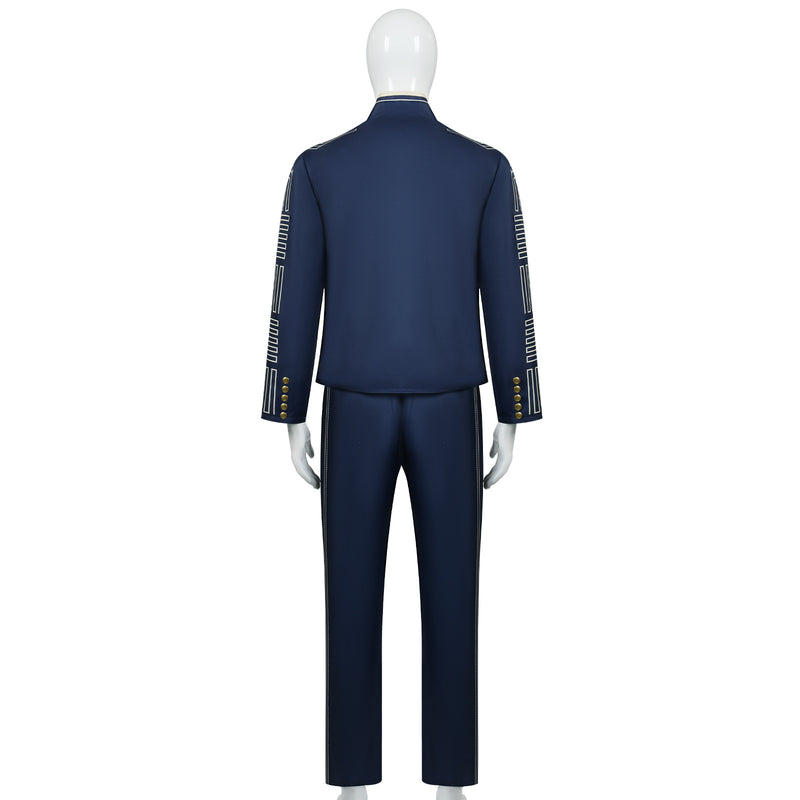 Movie Wicked Fiyero Boq Cosplay Costume Men Asymmetric Uniform