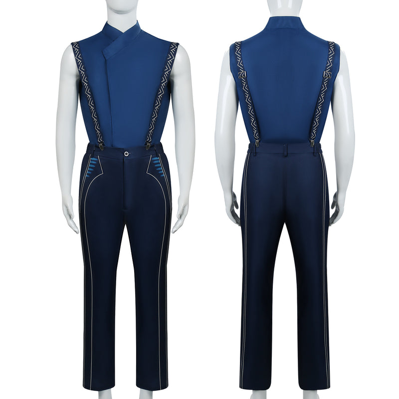 Movie Wicked Fiyero Boq Cosplay Costume Men Asymmetric Uniform
