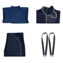 Movie Wicked Fiyero Boq Cosplay Costume Men Asymmetric Uniform - AwwwCos